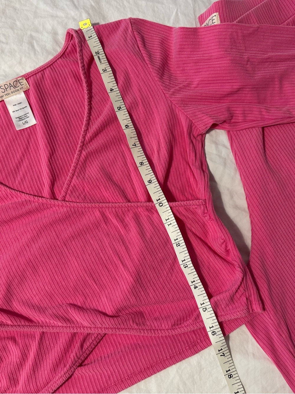 💕L ☆ Space Ribbed Pink Set💕 - Picture 8 of 9